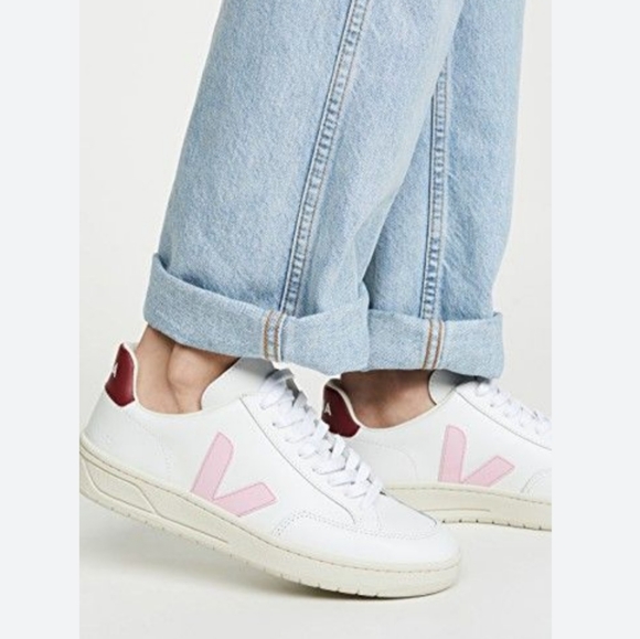 Veja Shoes - Veja Campo Sneaker, Pink and Red Size 36